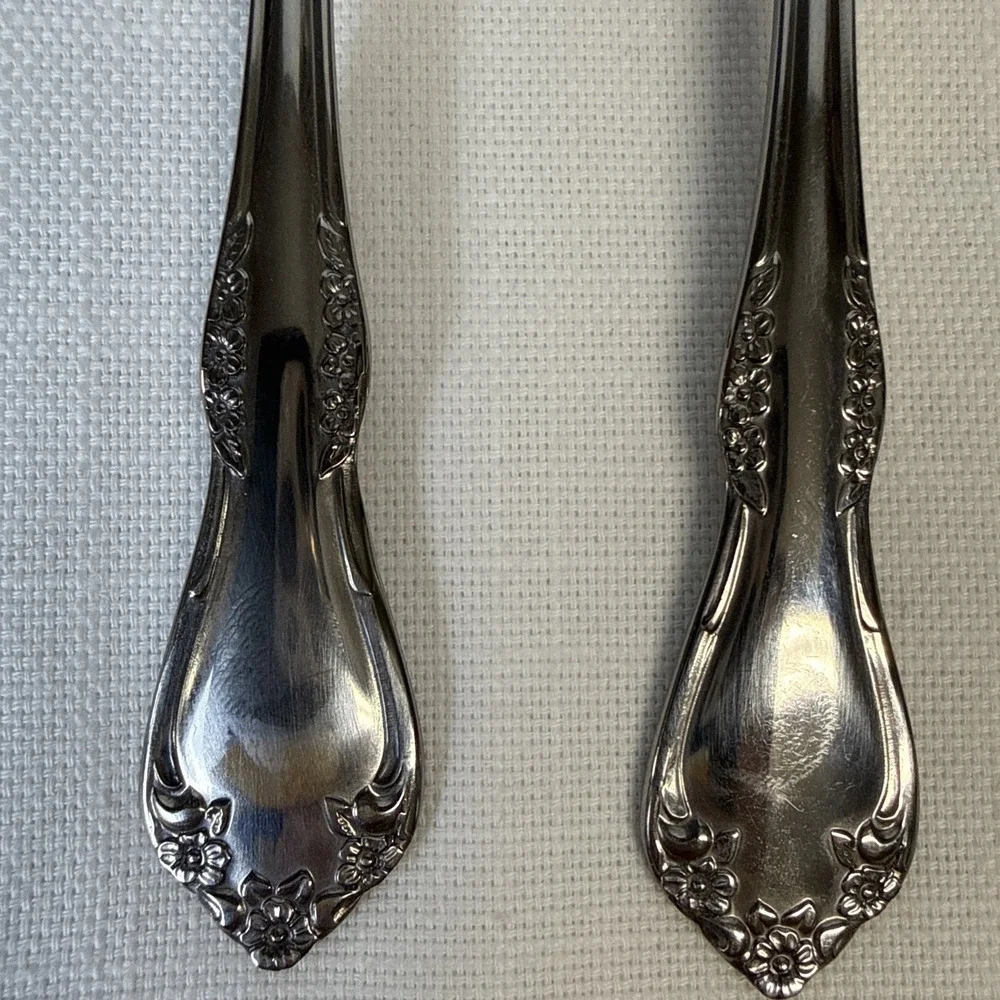 Oneida Mansfield Amadeus Wm A Rogers Deluxe Stainless Flatware Set 8 Teaspoons